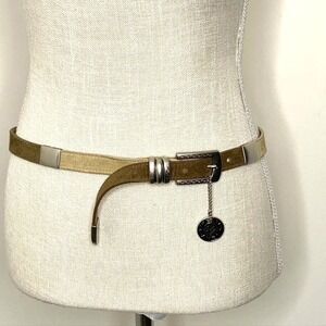 Streets Ahead suede and silver toned belt